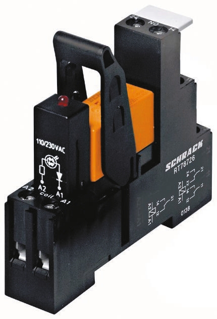 TE Connectivity RT Series Interface Relay, DIN Rail Mount, 24V dc Coil, SPDT, 1-Pole