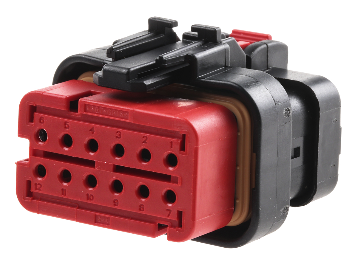 TE Connectivity, AMPSEAL 16 Automotive Connector Socket 12 Way