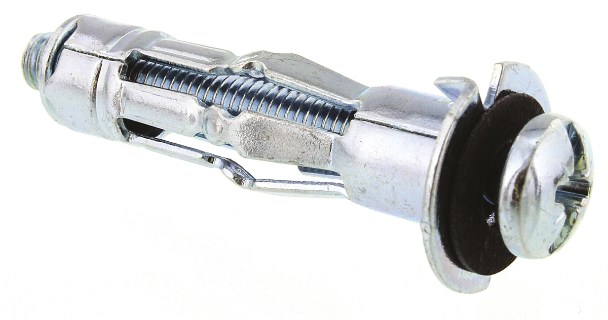 RawlPlug Steel Expanding Bolt Cavity Fixing, 10mm fixing hole diameter
