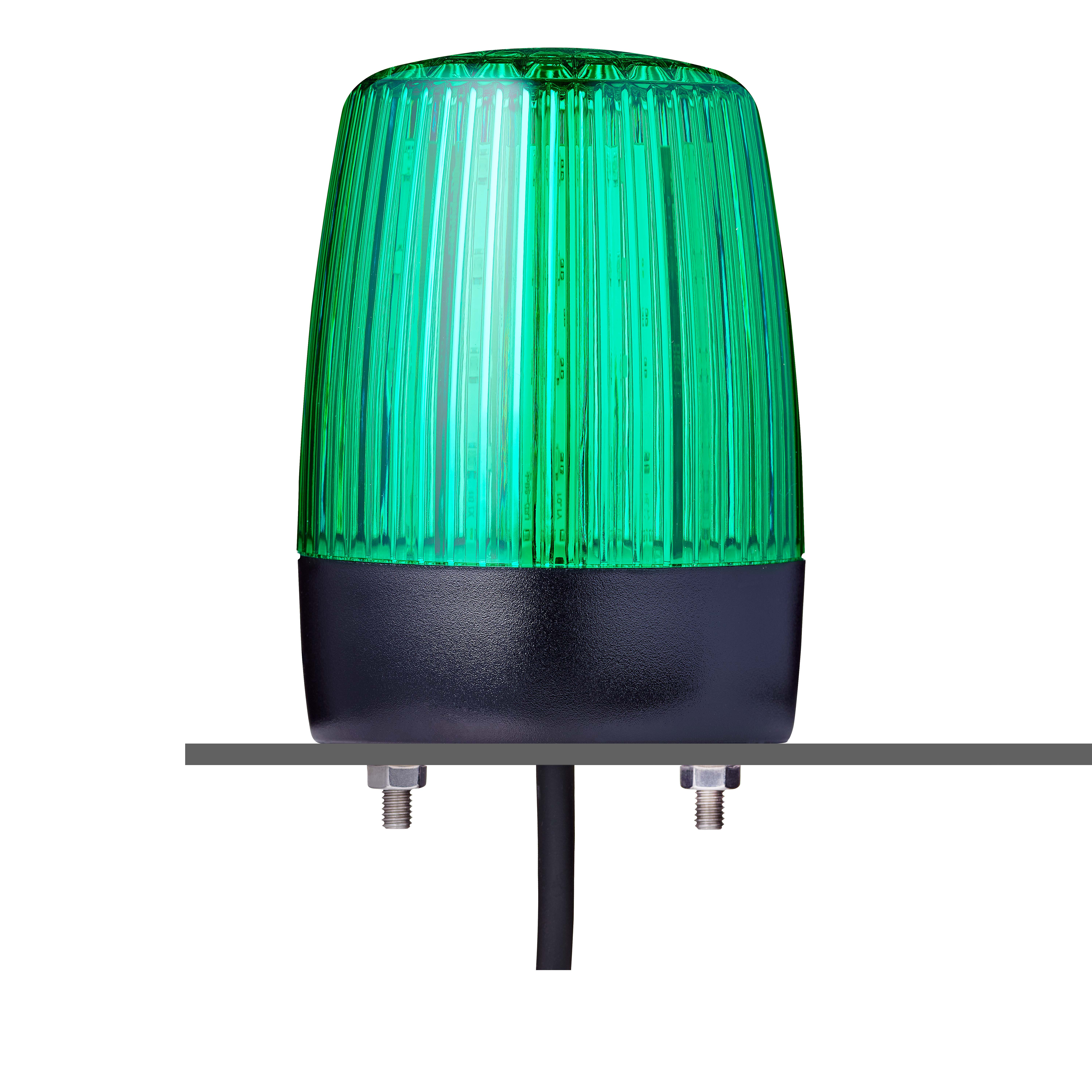 AUER Signal PCH Series Green Multiple Effect Beacon, 230/240 V, Horizontal, Tube Mounting, Vertical, LED Bulb, IP67,