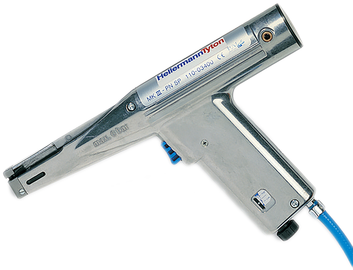 HellermannTyton Cable Tie Gun, 4.8mm Capacity