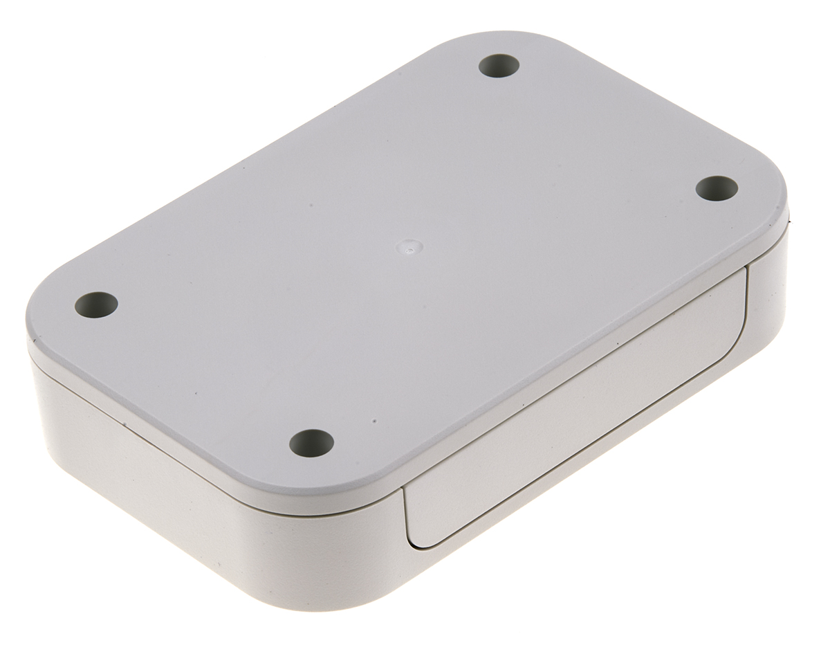Takachi Electric Industrial PF Series White ABS Enclosure, IP40, White Lid, 67 x 100 x 22.5mm