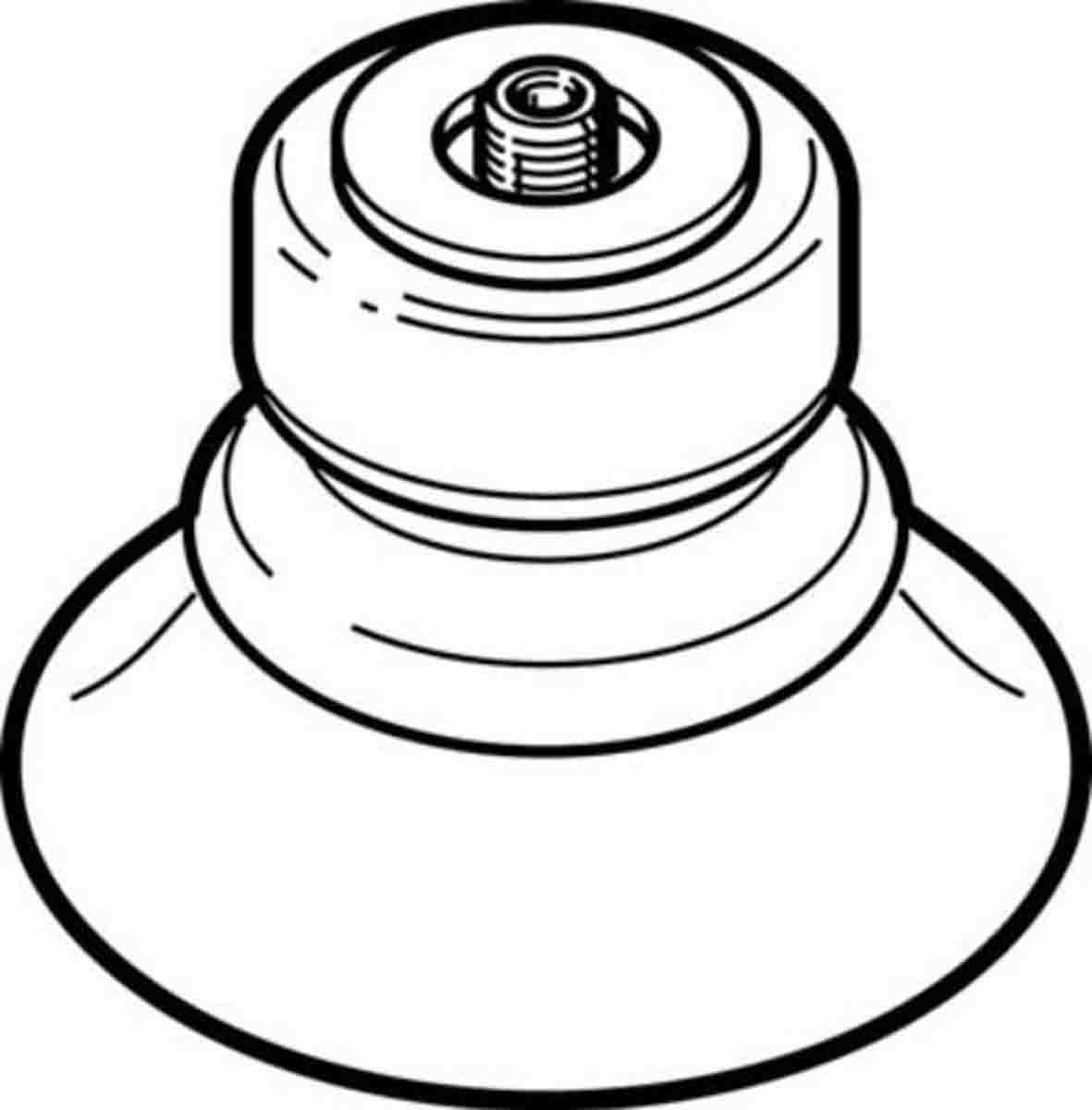 Festo 50mm PUR Suction Cup ESS-50-BU