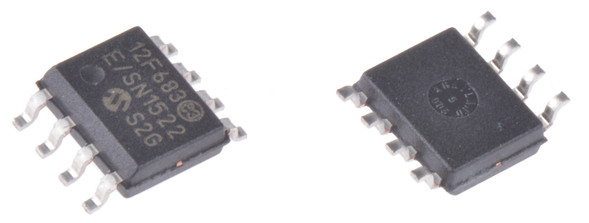 Microchip PIC12F683-E/SN, 8 bit PIC, PIC12F683 Microcontroller, 20 MHz, 3.5kB FLASH, 8-Pin SOIC