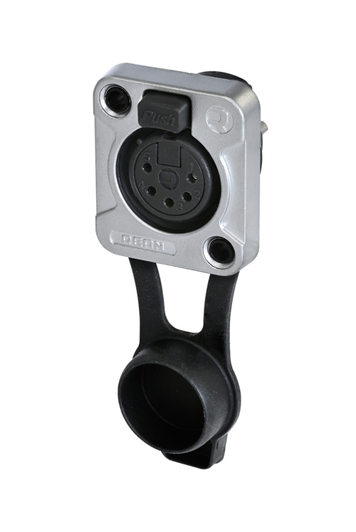 Re-An Products Socket Mount XLR Connector, Female, IP65, 5 Way