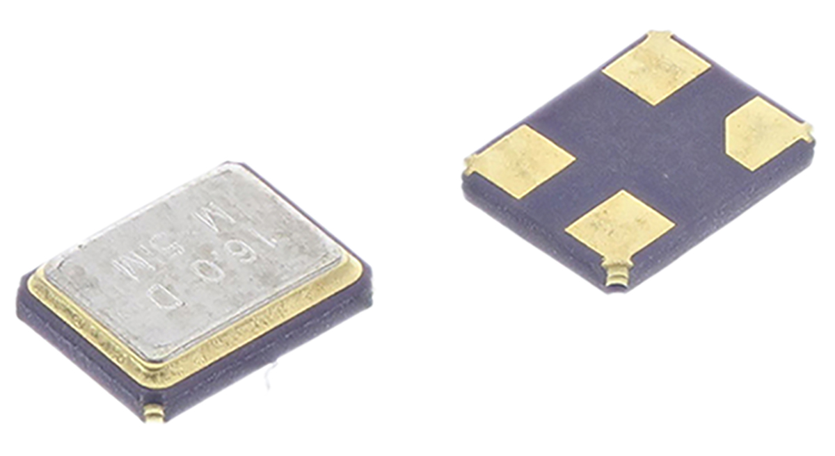 MERCURY 16MHz Crystal ±30ppm SMD 4-Pin 3.2 x 2.5 x 0.7mm