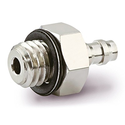 SMC M Series Barb Fitting, 2 mm to M5 x 0.8, Threaded-to-Tube Connection Style, M-5AN-4