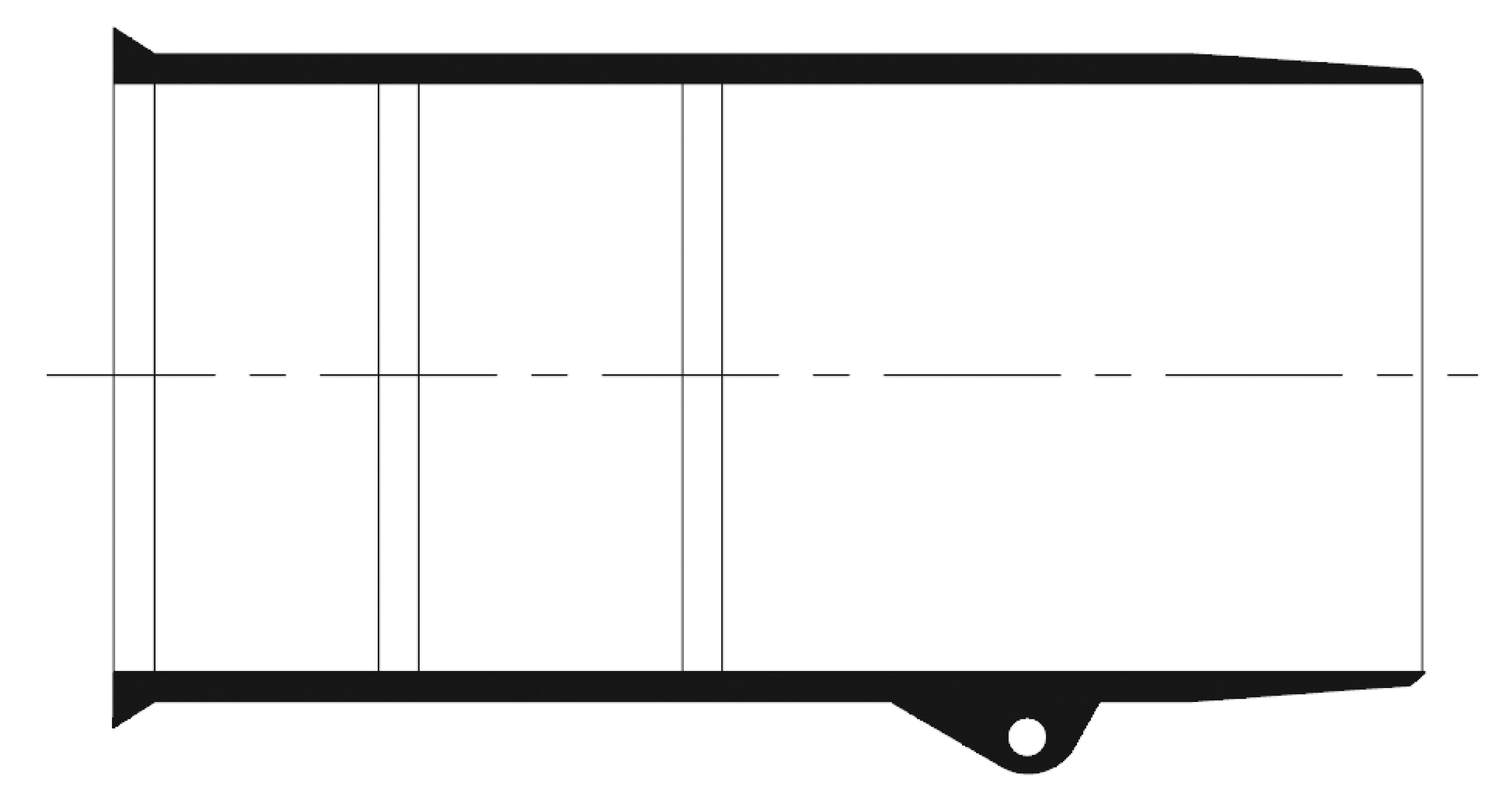 TE Connectivity Straight, Modified Polyolefin, 43mm