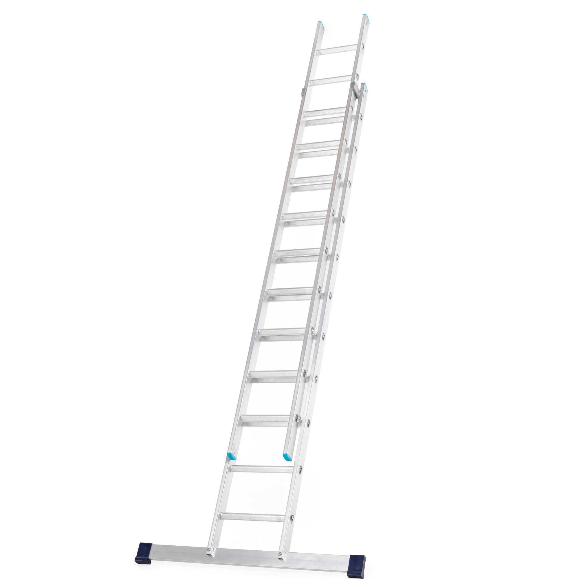 RS PRO 11 Step Aluminium Extension Ladder, 5000mm Open Length