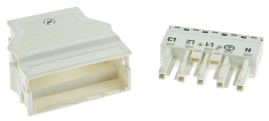 WAGO 770 Series Distribution Block, 5-Pole, Female, 10-Way, 25A