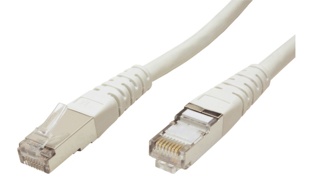 Roline21.15.08, 7m Cat6, Grey RJ45 to Male RJ45 Male PVC Sheath