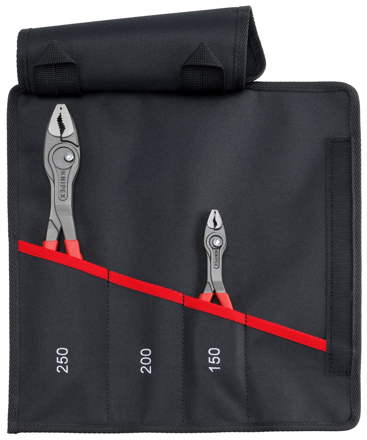 Knipex TwinGrip 2-Piece Gripping Pliers, 330 mm Overall, Pointed, Straight Tip