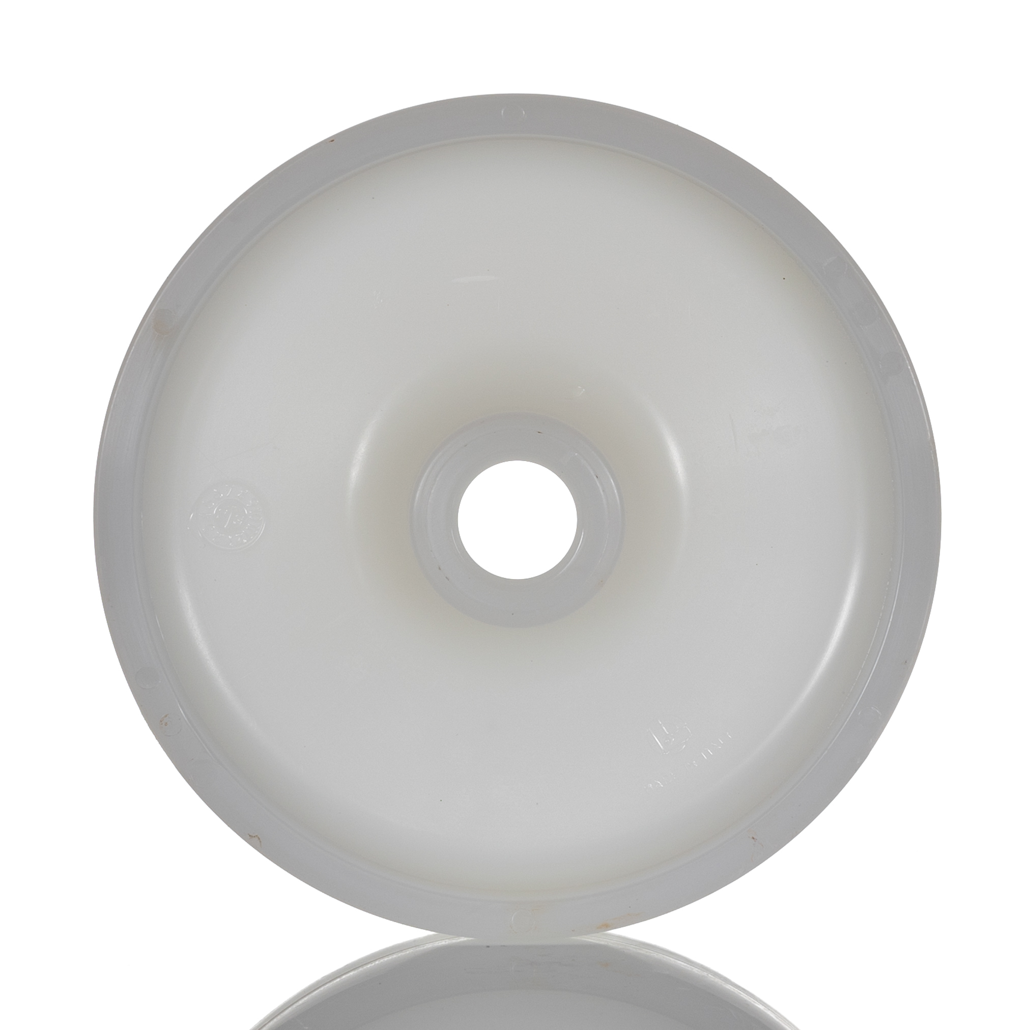 Tente White Polyamide Low Roll Resistence Trolley Wheel, 200kg