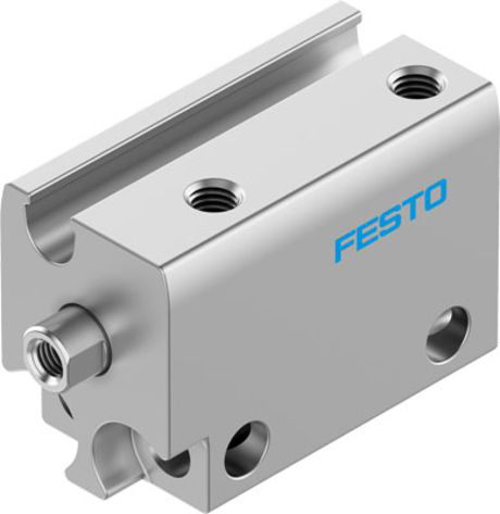 Festo Pneumatic Compact Cylinder - 5267301 6 mm Bore, 10 mm AEN-S-6-10-I-A Series, Single Acting Acting