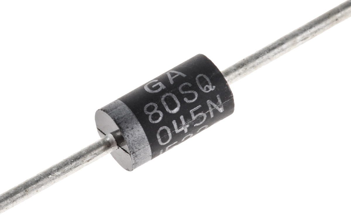 onsemi 45 V 8 A Diode Schottky 2-Pin DO-201AD 80SQ045NRLG