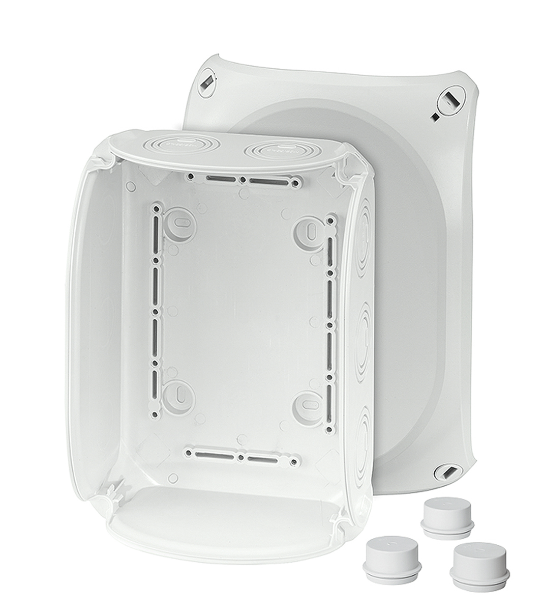 HENSEL Grey Polycarbonate Junction Box, IP55, IP66, 155 x 92 x 210mm