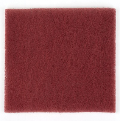 3M Red Abrasive Hand Pad 200mm x 100mm x , for Cleaning Use