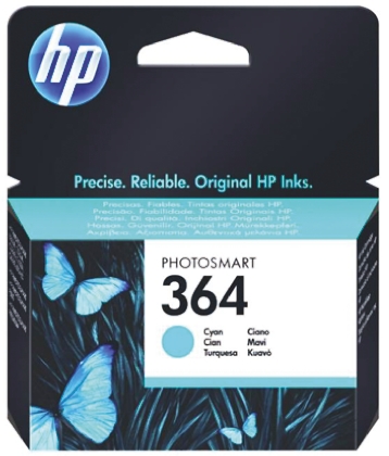Hewlett Packard 364 Cyan Ink Cartridge