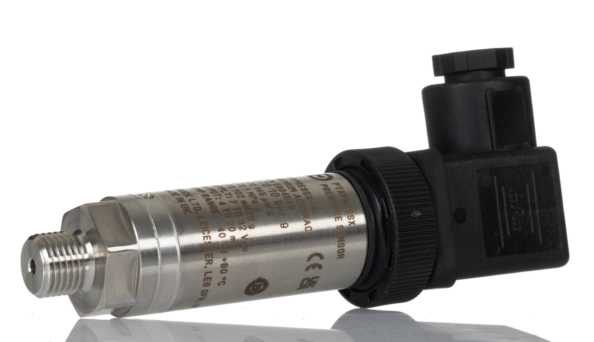 Druck PTXPRESSX Series Pressure Sensor, 0bar Min, 10bar Max, Analogue Output, Gauge Reading