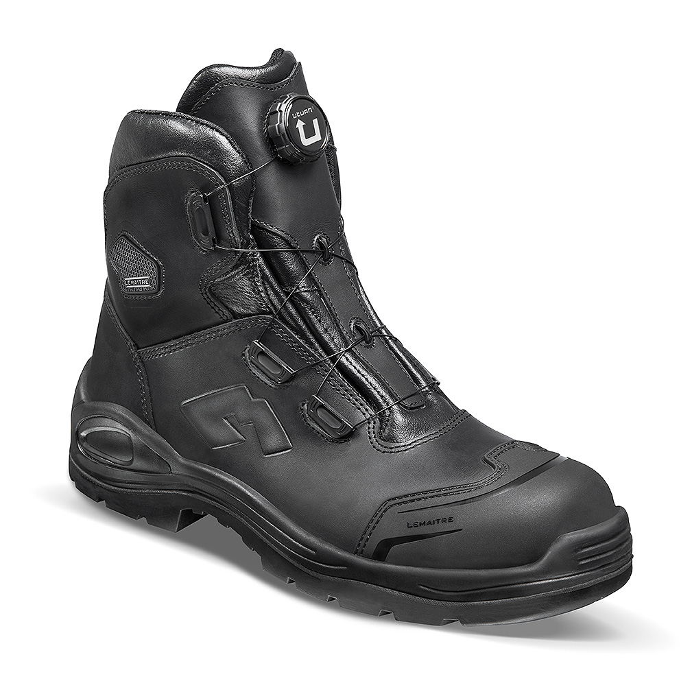 LEMAITRE SECURITE THOR S3 Black Composite Toe Capped Unisex Safety Boots, UK 11, EU 46