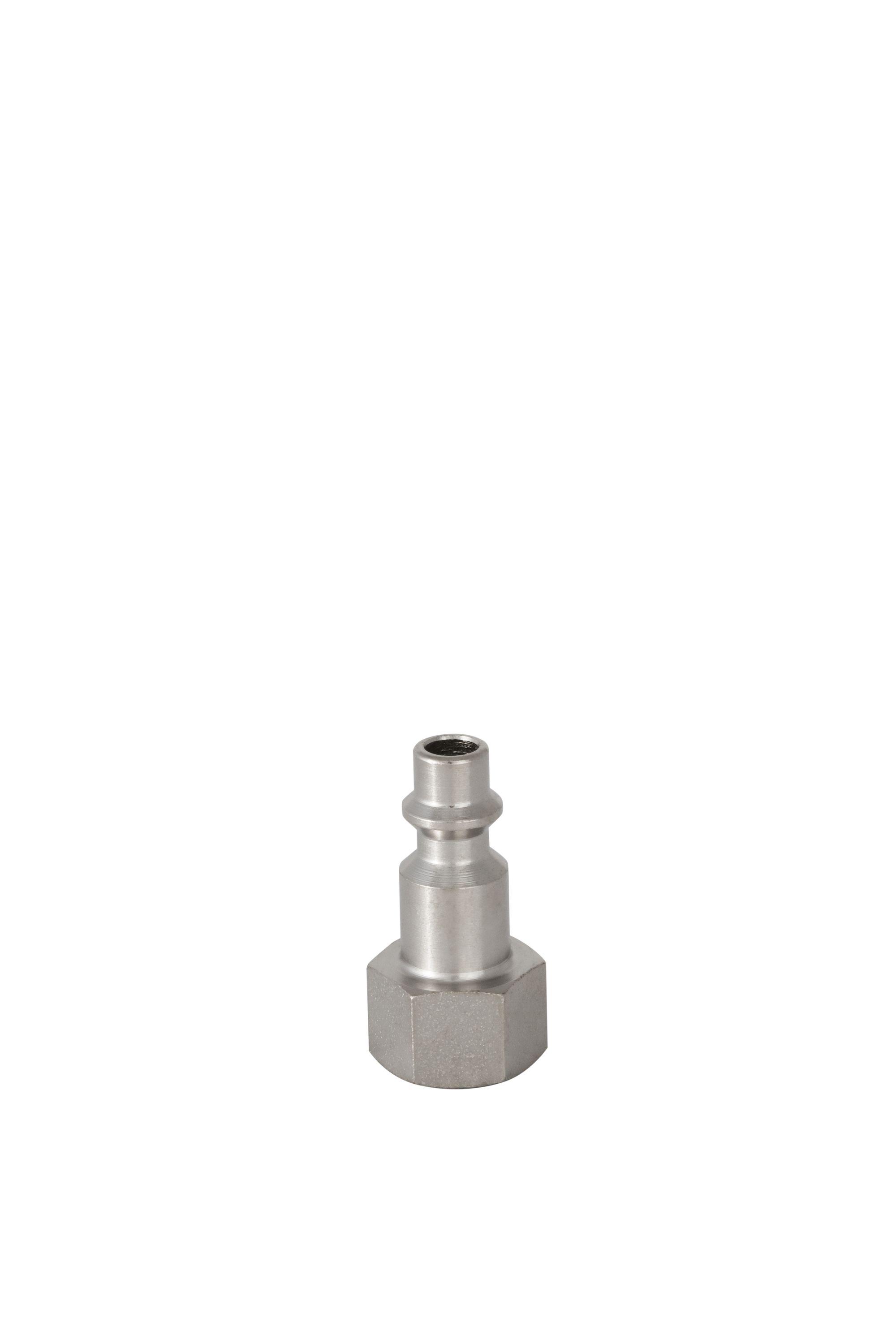 RS PRO Brass, Steel Male Pneumatic Quick Connect Coupling, 1/8 BSP Female Threaded