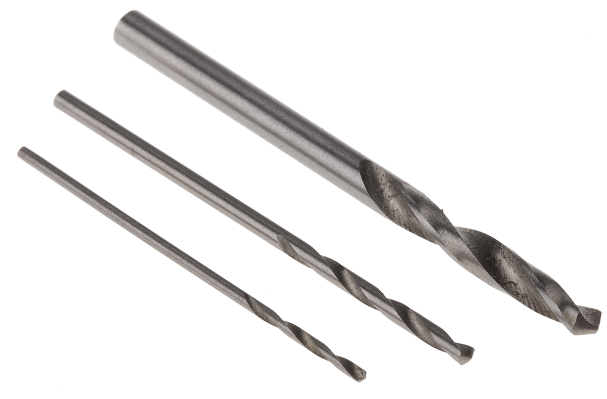 RS PRO 30-Piece Drill Bit Set for use with Miniature Drills