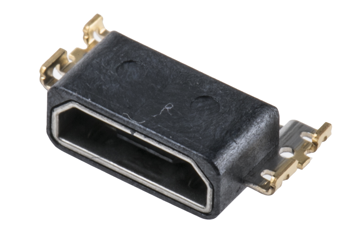 Hirose Right Angle, SMT, Socket Type B 2.0 USB Connector