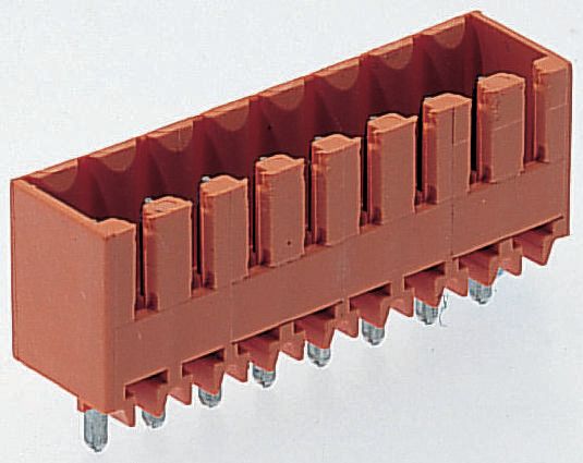 Weidmuller, 3.5mm Pitch, OMNIMATE SL, 14 Way, , Pluggable Terminal Block, Header, Through Hole, Solder Termination,