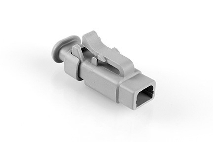 Amphenol Industrial, ATM Automotive Connector Plug Grey Cable Mount 2 Way, Crimp Termination ATM06-2S-SR01GY
