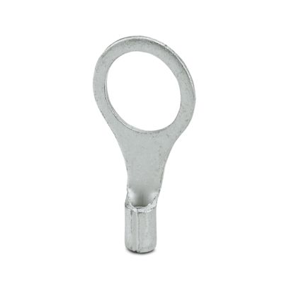 Phoenix Contact Uninsulated Ring Terminal, M8mm Stud Size, Silver