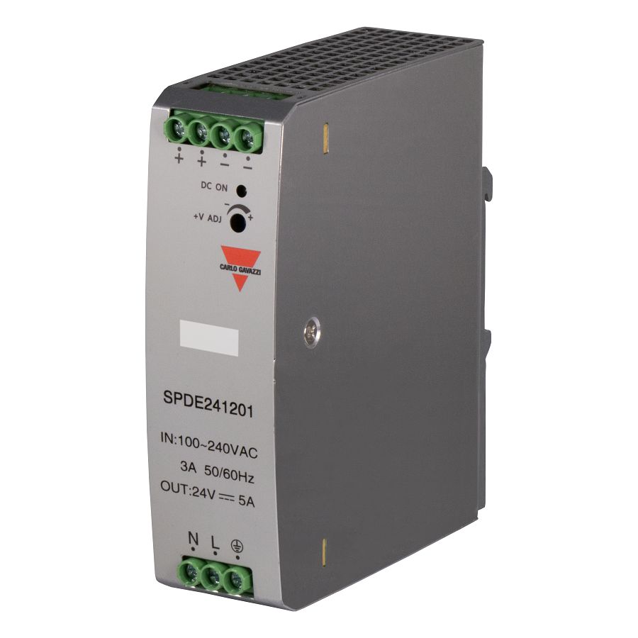 Carlo Gavazzi SPDE Switched Mode DIN Rail Power Supply, 90 → 264V ac ac Input, 12V dc dc Output, 10A Output, 120W