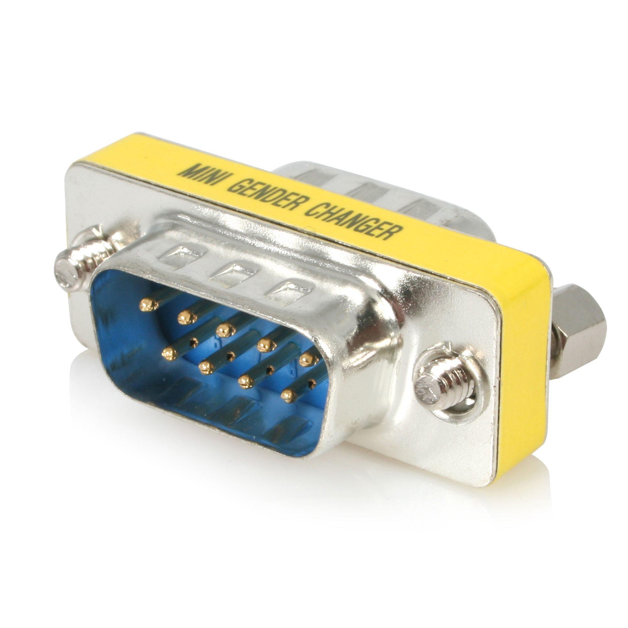 StarTech.com D Sub Adapter Male 9 Way D-Sub to Male 9 Way D-Sub