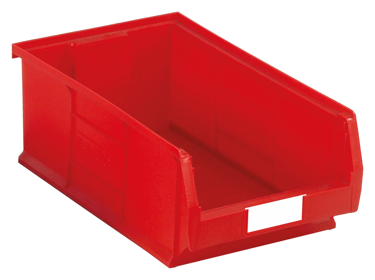 RS PRO PP Storage Bin, 510mm x 315mm x 200mm, Red