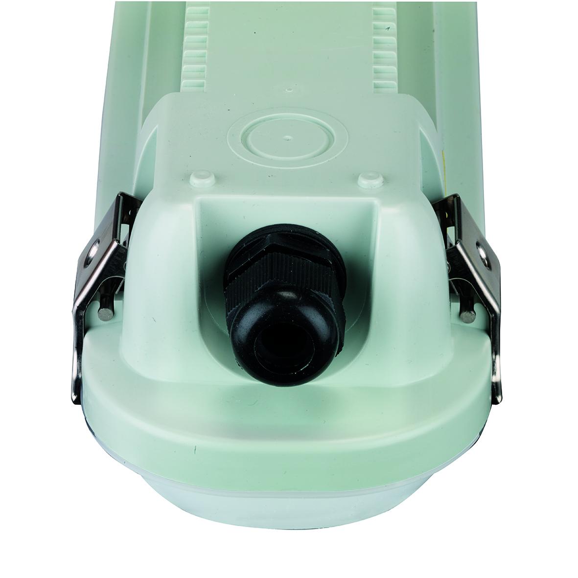 RS PRO 30 → 55W LED Batten Light, 100 → 240V ac LED Batten, 1 Lamp, Anti-corrosive, 1200mm Long, IP65