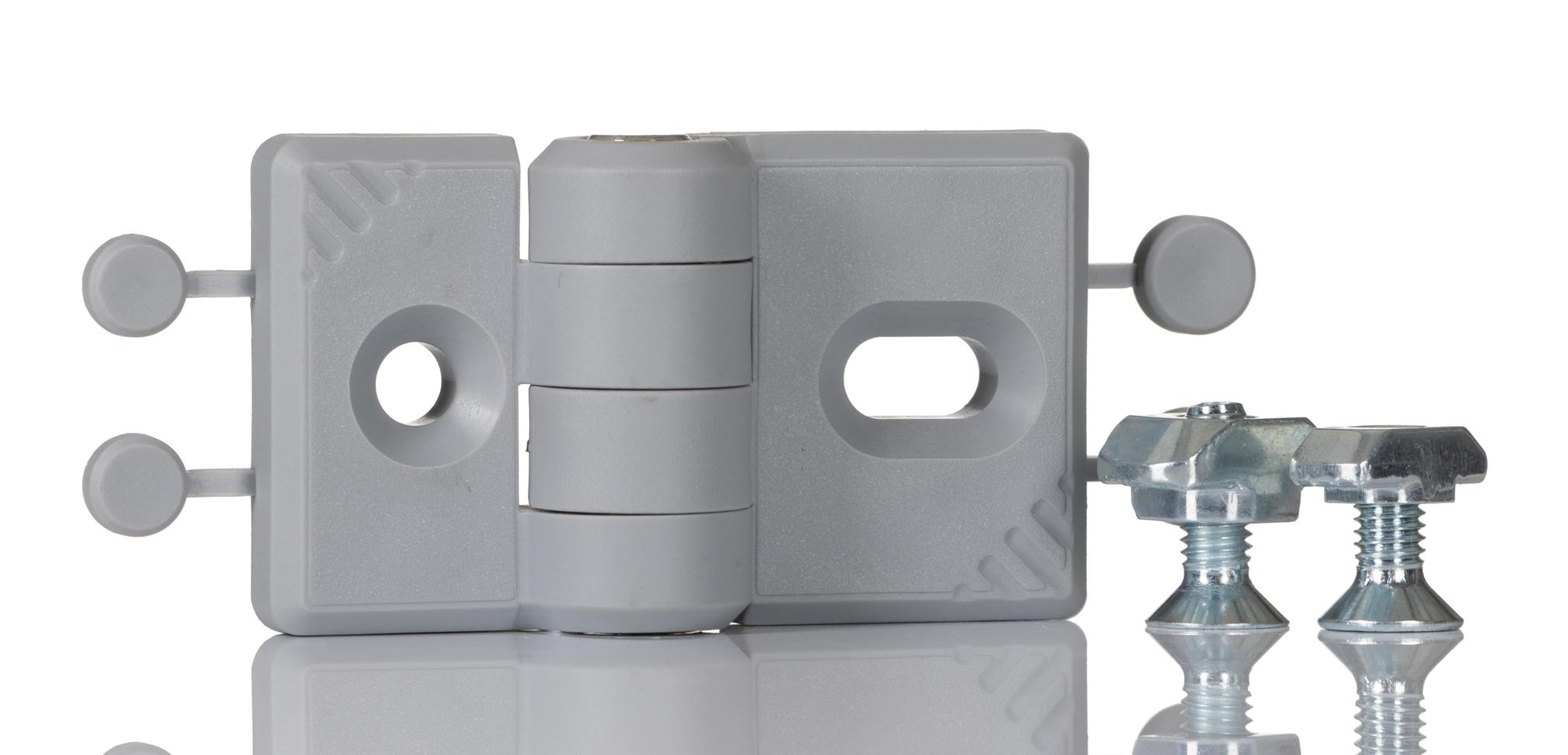 Bosch Rexroth Door Hinge, 8 mm, 10 mm Slot, 30 mm Strut Profile