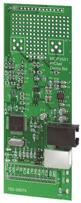 Microchip MCP3551DM-PCTL Delta Sigma ADC Demonstration Board Signal Conversion Development Kit