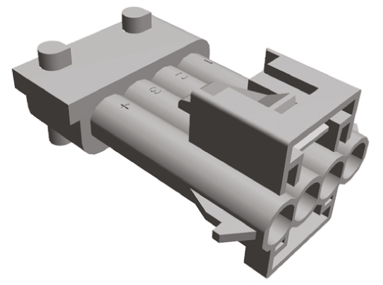 TE Connectivity, Timer Automotive Connector Plug Grey Cable Mount 4 Way 2-965261-1