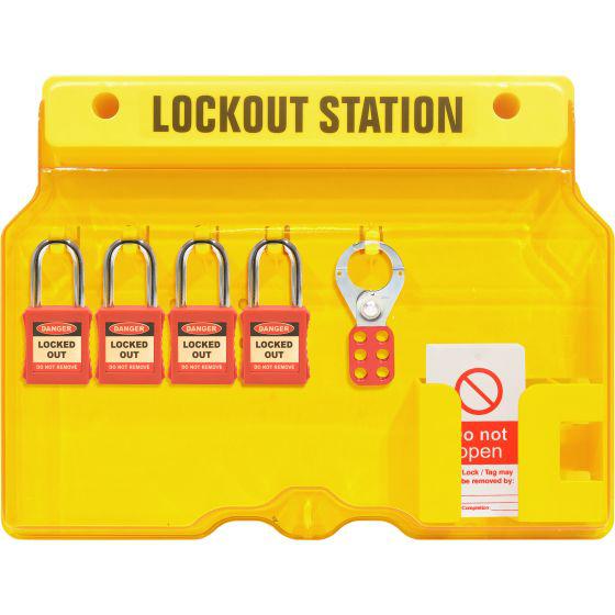 Spectrum Industrial 4 Padlock Lockout Station