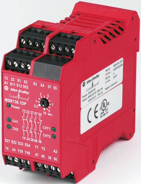 Allen Bradley 440R / MSR138.1DP 1 Auxiliary Contacts Safety Relay 230V ac, Single Channel 2 Safety Contacts