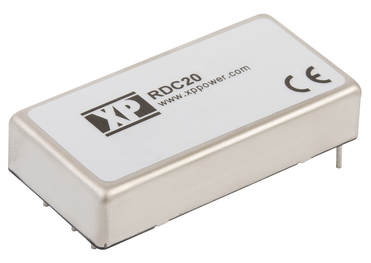 XP Power RDC DC-DC Converter, 5V dc/ 4A Output, 36 → 140 V dc Input, 20W, Through Hole, +85°C Max Temp -40°C Min