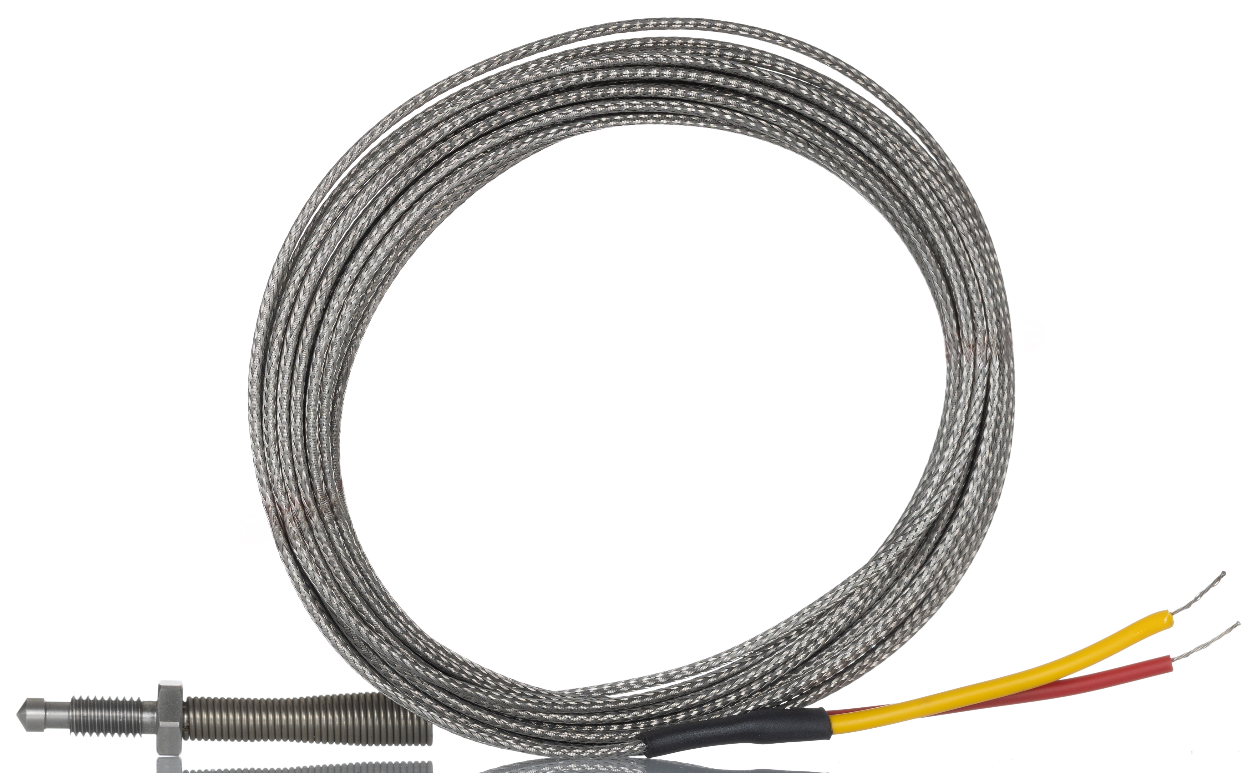 RS PRO Type K Nozzle Thermocouple 5m Length, M6 x 1mm Diameter, -60°C → +350°C