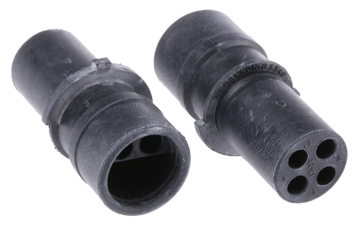 ITT Cannon Circular Connector, 4 Contacts, Cable, Standard Connector, Plug, Male, IP67, Sure Seal Series