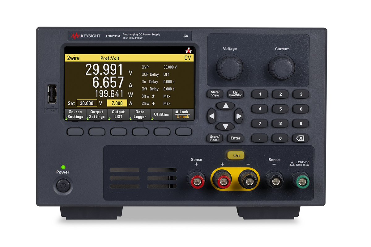 Keysight Technologies E36200 Series Digital Bench Power Supply, 0 → 30V dc, 0 → 20A, 1-Output, 200W -