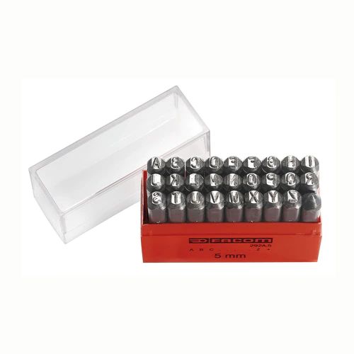 Facom 8mm x 26 Piece Engraving Letter Punch Set, (Letters: A → Z)