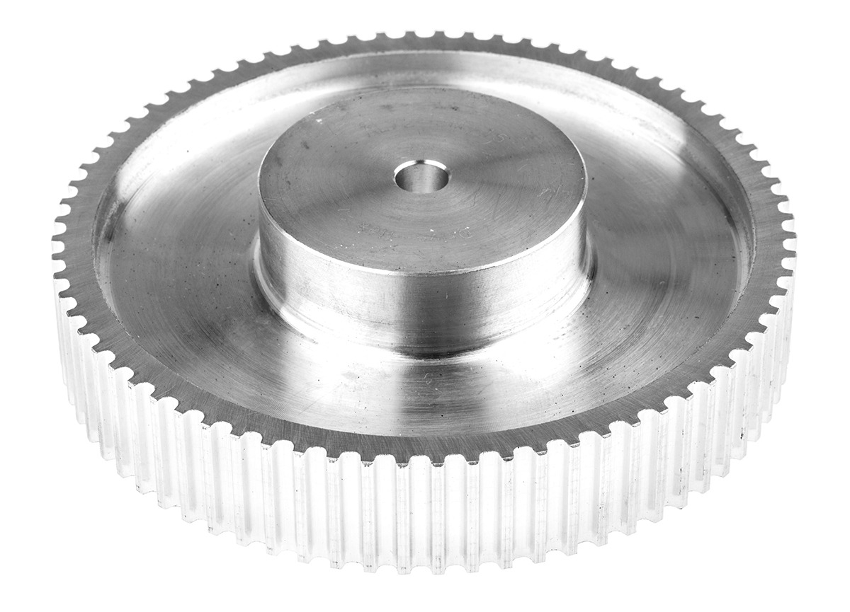 RS PRO Timing Belt Pulley, Aluminium 15mm Belt Width x 5mm Pitch, 72 Tooth