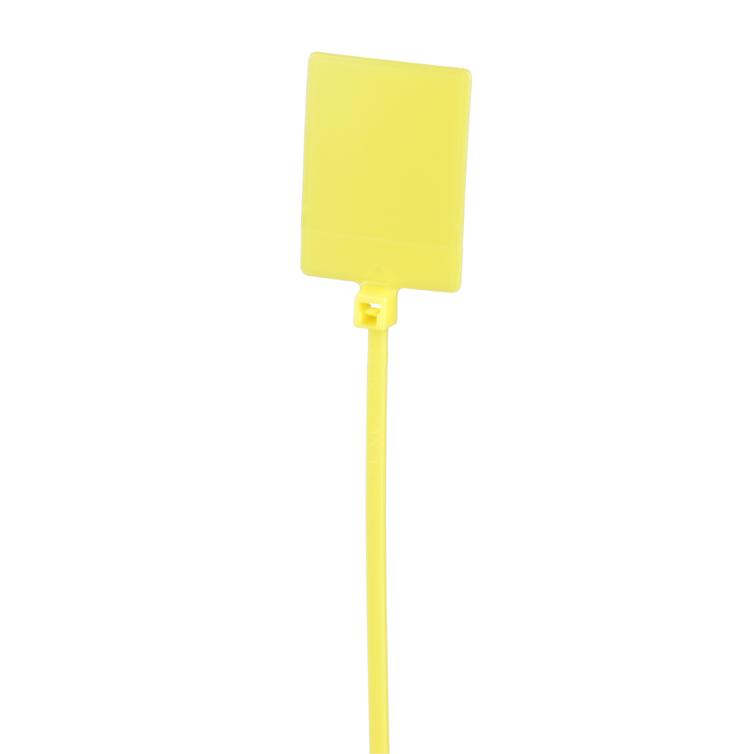 Panduit Cable Tie Assemblies, Premium Cable Tie, 130mm x 2.5 mm, Yellow Nylon, Pk-100