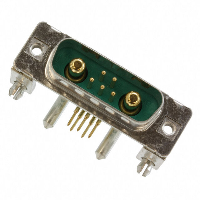 CONEC 3007W2PCT 5 Way Angled Threaded Mount D-sub Connector Plug