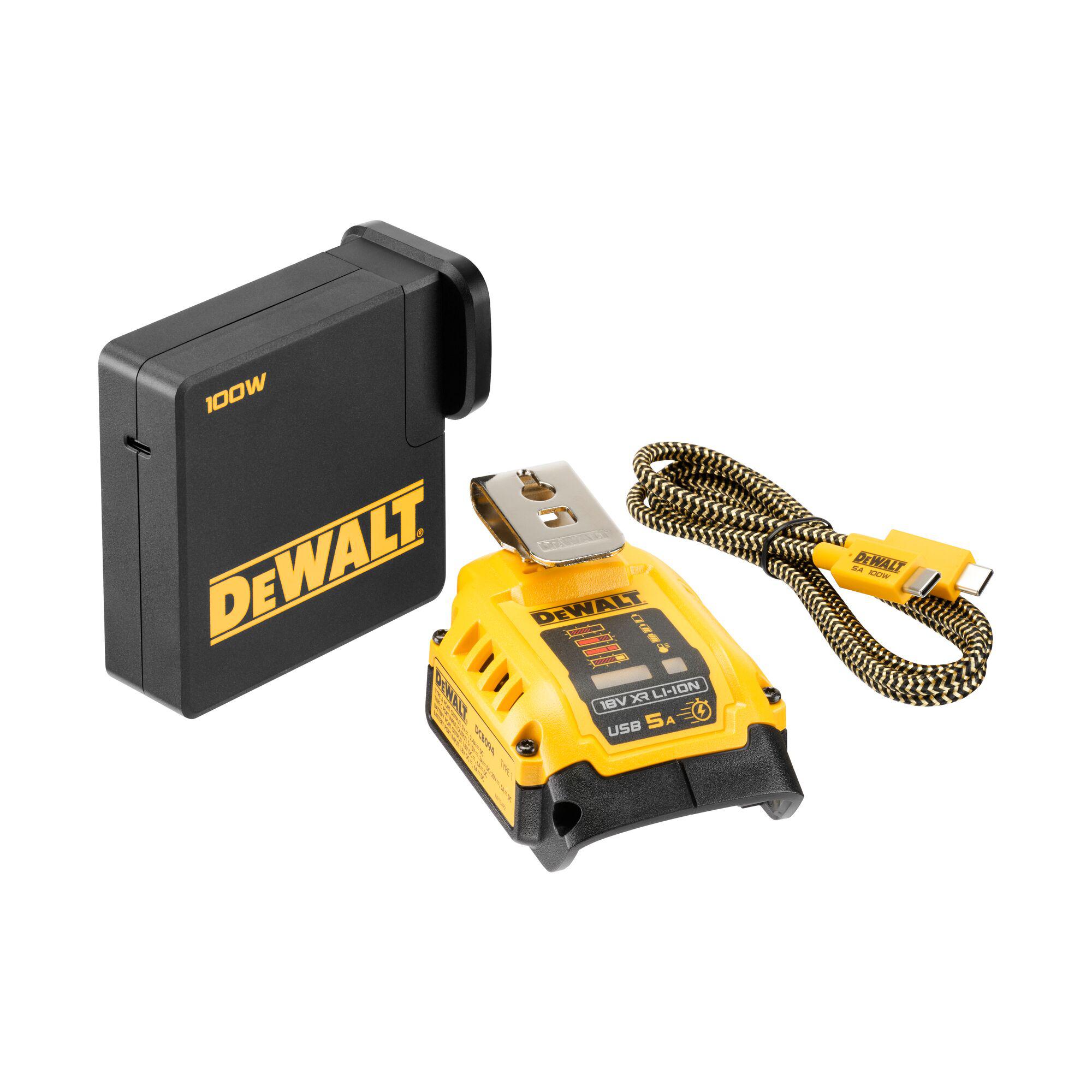 DeWALT DCB094K-GB Power Tool Charger, 18V for use with XR DeWalt Batteries, Type G - British 3-Pin