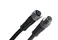 Brad from Molex Female 4 way Threaded to Male 4 way M8 Sensor Actuator Cable, 1 m
