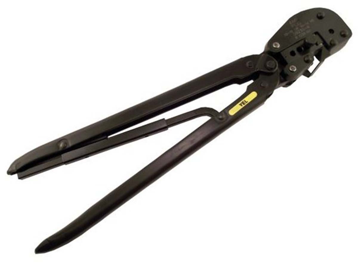 TE Connectivity CERTI-CRIMP Hand Ratcheting Crimp Tool for PIDG Splices, PIDG Terminals, Plasti-Grip Terminals